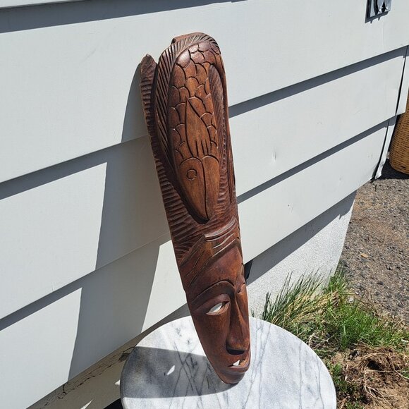 Vintage Wall Mask From the Caribbean - Picture 3 of 11